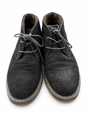 21MEN Men’s Black Suede Chukka Boots Size 10.5 Lace Up